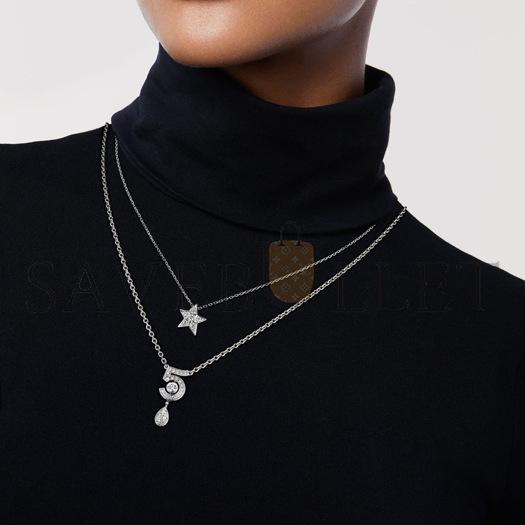 Ch*el comÈte gÉode necklace j2709